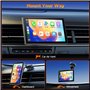 Volam 7 Pouces Ecran Carplay Voiture avec Carplay sans Fil Android Auto, écran Horizontal et Vertical, Support Magnétique, Ecran