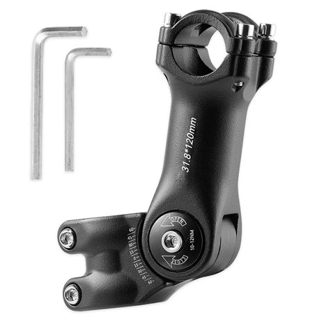 Aoreun Potence de Vélo Réglable ±60°
