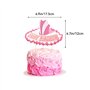 Ballet Anniversaire Party Accessoires Ballerine Party Décoration avec Ballet Happy Birthday Bannière Ballerine Spirals Gâteau Cu