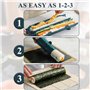Ensemble de fabrication de sushis 4 pièces, machine à rouleaux de sushi pour débutants, bazooka à sushi, moule à boulettes de ri