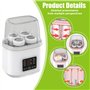 Chauffe-biberon pour bébé : stérilisateur 8 en 1 pour biberons, chauffe-biberon rapide, chauffe-biberon rapide, chauffe-nourritu