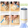 Machine à emballer sous vide avec 15 sacs sous vide, pour aliments secs et humides