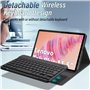 Nanhent Clavier Coque pour Lenovo Tab Plus 11.5 Pouces 2024 (TB351FU), avec Porte-Stylo, AZERTY Français Amovible Bluetooth sans