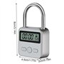 mizikuu Verrouillage de Temps, Smart Time Lock avec écran LCD Verrou de Synchronisation Cadenas de Sécurité Rechargeable USB Cad