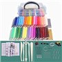 Queta 32 Couleurs pâte polymère pâte à Modeler sûr Non Toxique et Doux 500g Argile Artisanale Ensemble avec Outils de modélisati