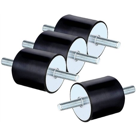 Supports en caoutchouc M8x23 Isolateur anti-vibration Isolation Amortisseur Support d'absorption avec boulon fileté Silent Block