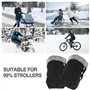 BNGXR Gants de Poussette, étendus Moufles de Poussette Coupe-Vent et Imperméable pour Bébé, Doux Chaud Gants Protection pour Pou