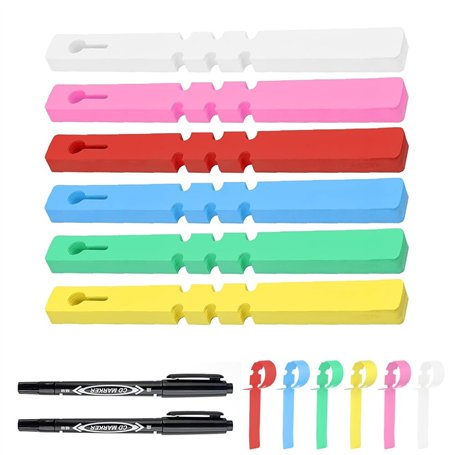 Riisoyu 6 Couleurs Étiquettes d'arbre