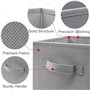Sosayet Lot de 4 cubes de rangement pliants, 26 x 26 x 28 cm Boîtes de Rangement Ouvertes en Textile Non-Tissé, Tiroir en Tissu,