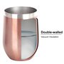 Lot de 2 Tasse à Café en Acier Inoxydable, 350ml Mug Isotherme Réutilisable, Tasse Isotherme Voyage double isolée sous vide avec