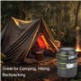 Kit de Casseroles Camping, Ustensiles de Cuisine de Camping en Aluminium Durable, Camping Randonnée Pédestre Pot Pan Cookware, E