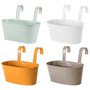 KAHEIGN 4 Pièces Métal Pots de Fleurs Suspendus