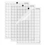 Prime Vinyl Lot de 3 tapis de découpe de rechange pour Silhouette Portrait - 30,5 x 20,3 cm - Tapis de découpe auto-adhésif