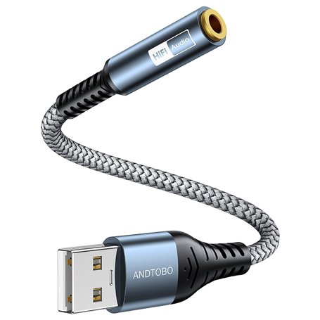 Adaptateur USB vers Prise Audio 3