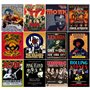50 PCS Décoration Murale D'album de Concert de Musique Rétro Affiches de Gro