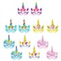 TFSYLISA 12 Pièces Masques de Licorne