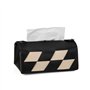 IKAAR Distributeur de mouchoirs rectangulaire en cuir synthétique pour la maison