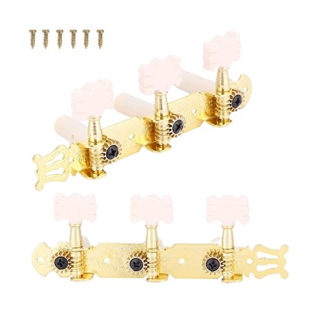 Guitare Classique Tuning Pegs Tuners Mécaniques Têtes de Cordes Guitares Cordes Cheville pour Guitare Acoustique ou électrique
