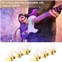 Guitare Classique Tuning Pegs Tuners Mécaniques Têtes de Cordes Guitares Cordes Cheville pour Guitare Acoustique ou électrique, 