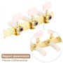 Guitare Classique Tuning Pegs Tuners Mécaniques Têtes de Cordes Guitares Cordes Cheville pour Guitare Acoustique ou électrique, 