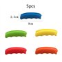 Heting-YQ Lot de 5 Poignées pour Sac de Courses Poignée de Sacs en Plastique Silicone Confortable Porte-Sac D'épicerie pour Home