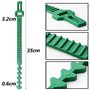 KAHEIGN 10 Pièces À Toute épreuve Attaches Végétales, 35cm Bretelles Ajustables Pour Arbres Liens Pour Plantes De Jardin Interlo