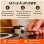 Brosse Stylet Platine Vinyle Par SPINCARE - Professionale Brosse Antistatique Douce en Fibres de Carbone pour Nettoyage Diamant 