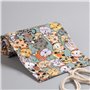 Sac Crayon Toile,RoadLoo 2 Pièces 48 Trous Trousses Crayons Rouleau Multi-usages Pochette pour Crayons Rouleau Trousse à Crayons
