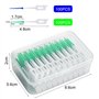 LacyMC 200 Pcs Brossettes Interdentaires,Cure-dents Interdentaires,Bâton de Fil Dentaire,Outil de Nettoyage de Dents pour Inter