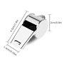 Lot de 2 Sifflets de Acier Inoxydable