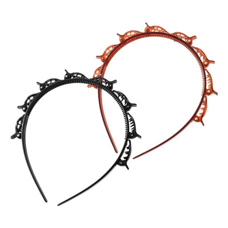 Lot de 2 serre-têtes avec pinces