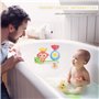 HellDoler Jouet Bain, Jouet de Bain,Baignoire Jouet Cascade Station d'eau avec Une Tasse Empilable Fontaine - Jouet De Douche po