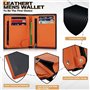TEEHON® Classique Portefeuille Homme en Cuir Véritable Porte-Monnaie avec Blocage RFID/NFC 13 Porte Carte Crédit, 2 Compartiment