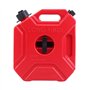 HaTur 5 Litre Réservoir de carburant portable Jerrican Réservoir de Secours d'urgence Essence Peut pour Moto ATV UTV Rouge