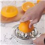 Presse Agrumes Manuel Citron Professionnel Inox Chaux Orange Juicer Couvercle en Acier Inoxydable Rotation Presse-Agrumes Tasse