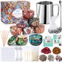 MUOIVG Kit de Fabrication de Bougies de Cire Bricolage