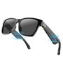 OBEST Lunettes Bluetooth Intelligentes Lunettes de Soleil Audio Sans fil pour Assistant Vocal Lunettes anti UV Unisexe pour Les