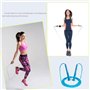 Corde à sauter Fitness Tzviod Corde à sauter réglable en PVC Poignée en PP Pour adultes Débutants Corde à sauter d'entraînement