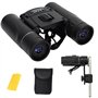 FLYAMAPIRIT Mini jumelles télescopiques pliables 8 x 21 HD avec adaptateur pour smartphone