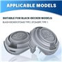CHIHOLEN 2 couvercles de bobine de débroussailleuse compatibles avec Black+Decker 90588530, capuchons de rechange pour coupe-bor