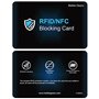Carte Anti RFID, Befekt Gears [ Lot de 2 ] Carte de Blocage RFID/NFC Protecteurs de Carte de Crédit sans Contact Protège Entière