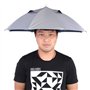 MAGT Pêche Chapeau parapluie, multifonction Protection UV Pliable étanche soleil parapluie pluie Chapeau for Camping Plein air P