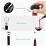 CLWCOE Tire-Bouchons,Ouvre-Bouteilles Levier avec Coffret Cadeaux,Ensembles d'accessoires pour Vin avec Décapsuleur,Coupe-Capsul