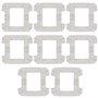 HUAREW Lot de 8 tampons de nettoyage de rechange pour Ecovacs Winbot W1 W1 Pro