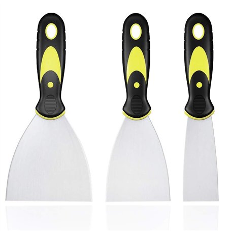 3 Pièces Jeu de Spatules en Acier Inoxydable