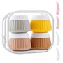 YBCCBY 4PCS Contenants de Voyage pour Produits de Toilette