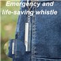 Double Tubes Métal Sifflet Secours
