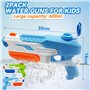 Pistolet à Eau Puissant 600ML x 2