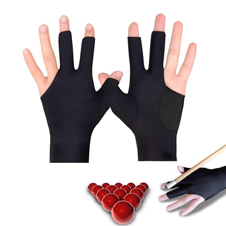 Lot de 2 Gants de Billard