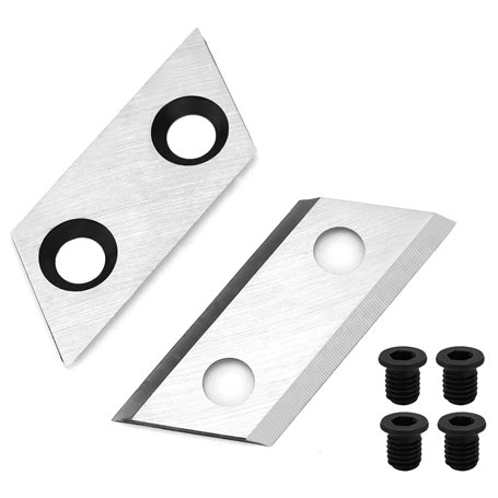 QWORK® 2 pièces déchiqueteuse broyeur et 4 pièces vis compatible avec QJ1200SP